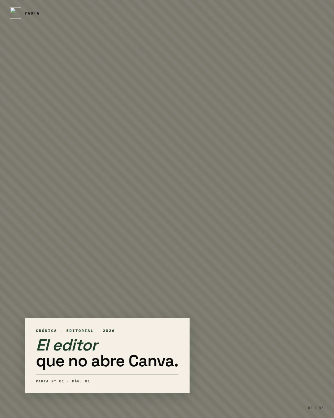 Vista previa del template Spread Editorial en formato Instagram